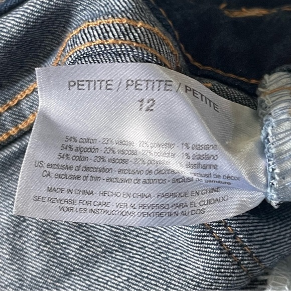 Code Bleu Jean Mid-Rise Soho mid rise skimmer NWT size 12 petite - Picture 7 of 11